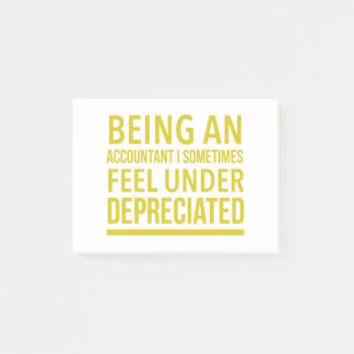 Funny Accountant Pun Post-it® Notes