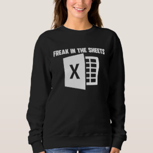 Funny Accountant Spreadsheet Freak op de vellen n Trui