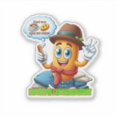 Funny Accountant Sticker (Voorkant)