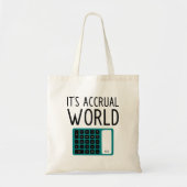 Funny Accounting Canvas tas (Voorkant)