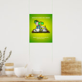 Funny Accounting Income Tax Advice Poster (Keuken)