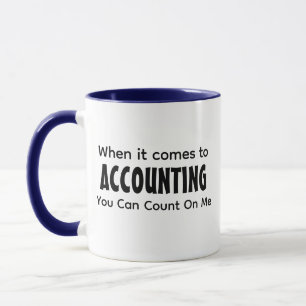 Funny accounting mugnoteringen mok