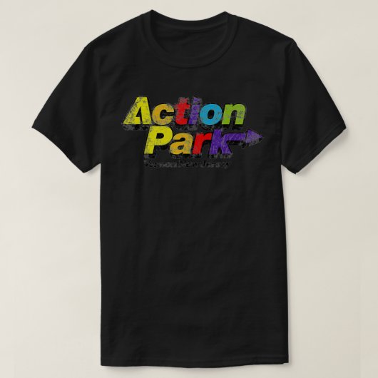 Funny Action Park New Jersey 1978  T-shirt (Design voorkant)