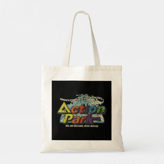 Funny Action Park New Jersey 1978 Tote Bag (Achterkant)
