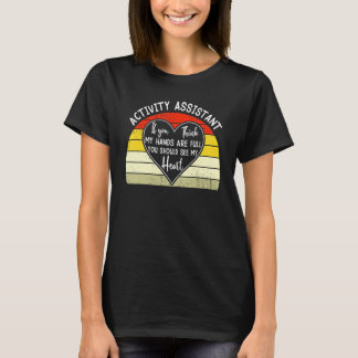 Funny Activity Assistant T-shirt als je denkt mijn