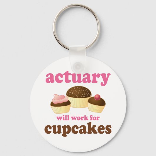 Funny Actuary Sleutelhanger (Voorkant)