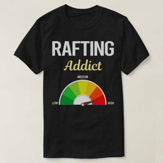 Funny Addict Rafting T-shirt (Design voorkant)