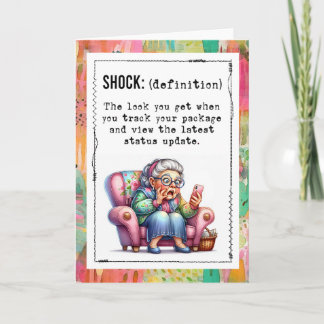 Funny Addicted To Online Shopping Kaart