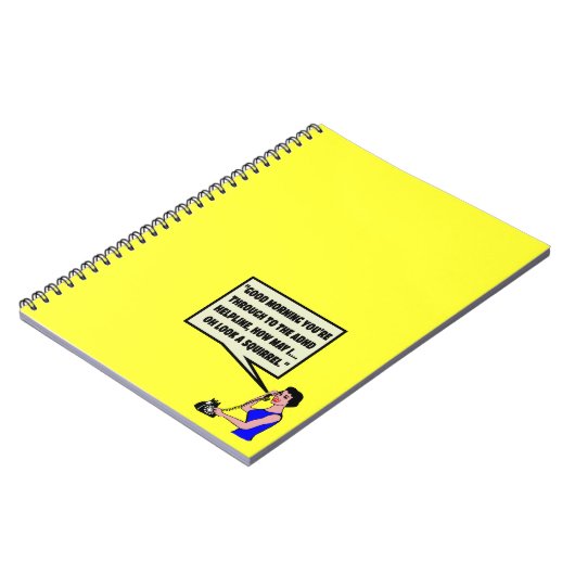 Funny ADHD Notitieboek (Linkerzijde)