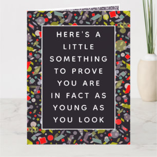 Funny Adult Birthday Certificate Kaart