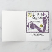 Funny Adult Birthday Kaart (Binnen)