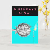 Funny Adult Birthday Kaart (Gele Bloem)