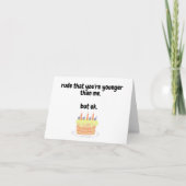 Funny Adult Birthday-kaart Kaart (Voorkant)