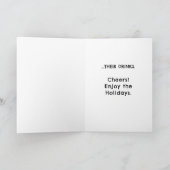 Funny Adult Kerstmis Feestdagen Kaart (Binnen)