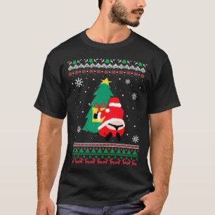 Funny Adult Santa's Whale Tail Ugly Christm T-shirt