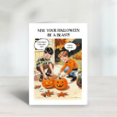 Funny Adulte Halloween Sarcastique Carte de voeux