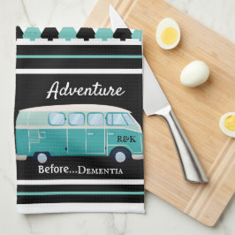 Funny "Adventure Before Dementia" persoonlijke kit Theedoek