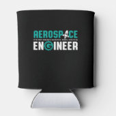 Funny Aerospace Engineering Het is Rocket Science Blikjeskoeler (Achterkant)