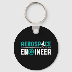 Funny Aerospace Engineering Het is Rocket Science Sleutelhanger