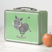 Funny african warthog pig cartoon (In situ)