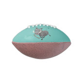 Funny african warthog pig cartoon american football (Gedraaid 90)