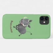 Funny african warthog pig cartoon Case-Mate iPhone case (Achterkant (horizontaal))
