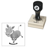 Funny african warthog pig cartoon 	rubberstempel (Gestempeld)