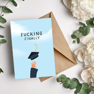 Funny Afstuderen Card Feestdagen Kaart