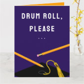 Funny Afstuderen Card Kaart (Gele Bloem)