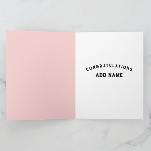 Funny Afstuderen Kaart (Binnen)