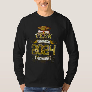 Funny Afstuderen Pre-K Class of 2024 Nailed it Sen T-shirt