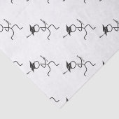 Funny Afstuderen Runner © - Land oversteken, spoor Tissuepapier (Detail)