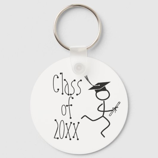 Funny Afstuderen Runner © Monogram Sleutelhanger (Voorkant)