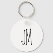 Funny Afstuderen Runner © Monogram Sleutelhanger (Achterkant)