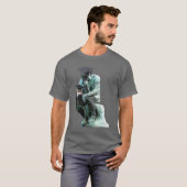 Funny Afstuderen Thinker T-shirt (Voorkant volledig)
