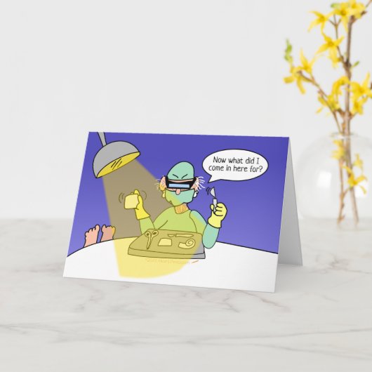 Funny Ageing Hip Knee Replacement Surgery krijgt g Kaart (Gele Bloem)