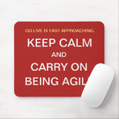 Funny Agile Project Manager Quote Project Team Muismat (Met muis)