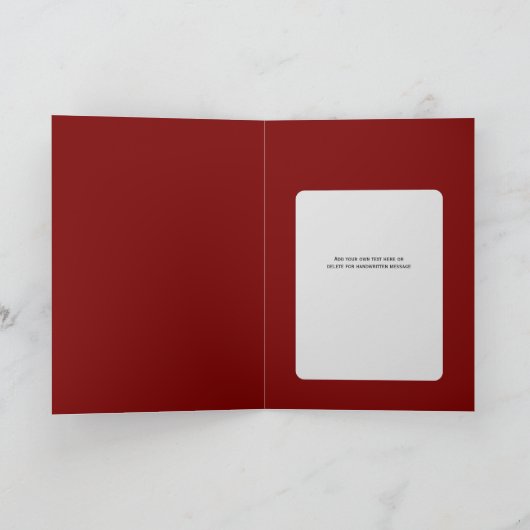 Funny Ai Chatbot Père Noël Carte de voeux Entrepri (Intérieur)