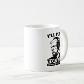 Funny AI Gamer Trump Deep Fake Meme Pull IP Koffiemok (Voorkant rechts)