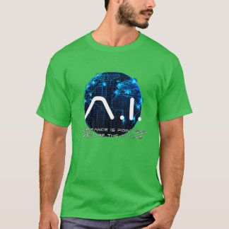 Funny AI Singularity Conspiracyheory Machine girl T-shirt