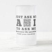 Funny AI Tech Specialist – Personalized QR Code Matglas Bierpul (Center)