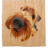 Funny Airedale Terrier Douchegordijn (Voorkant)