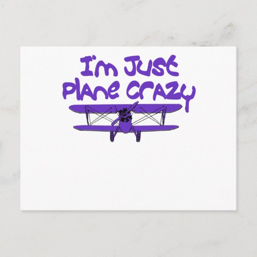 Funny Airplane Briefkaart (Voorkant)