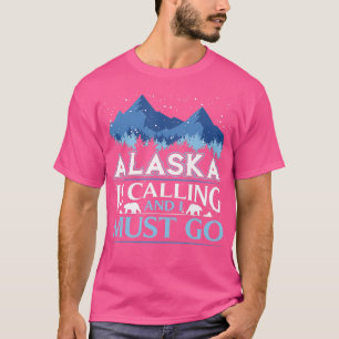 Funny Alaska belt en ik moet ontwerpen T-shirt