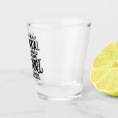 Funny Alcohol is een oplossing Shot Glas (Rechts)