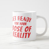 Funny alien hypodermic needle dose of reality extra grote beker (Rechts)