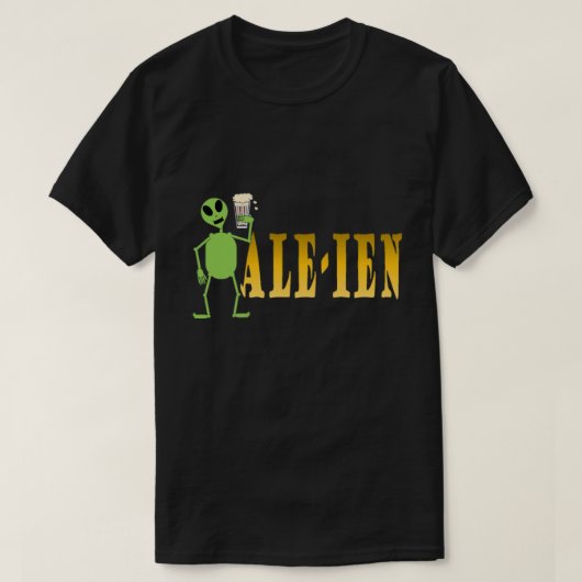 Funny Alien Shirt (Design voorkant)
