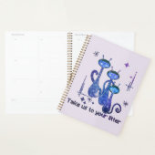 Funny Alien Take Us To Your Litter Planner (Display)