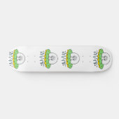 Funny Alien UFO Skateboard (Horizontaal)