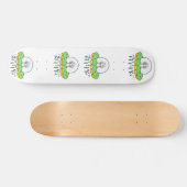 Funny Alien UFO Skateboard (Horizontaal)